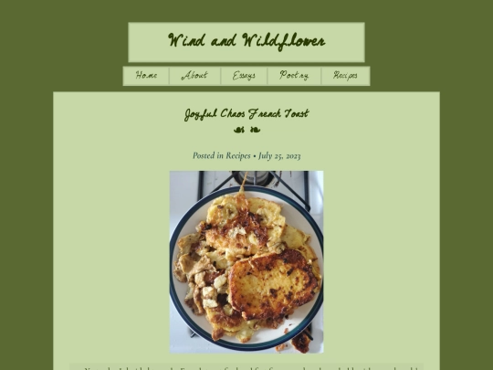 recipes/frenchtoast screenshot