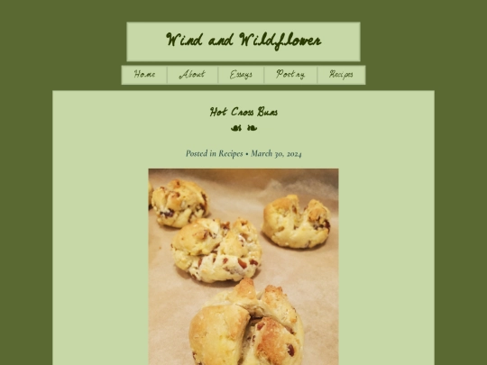 recipes/hotcrossbuns screenshot