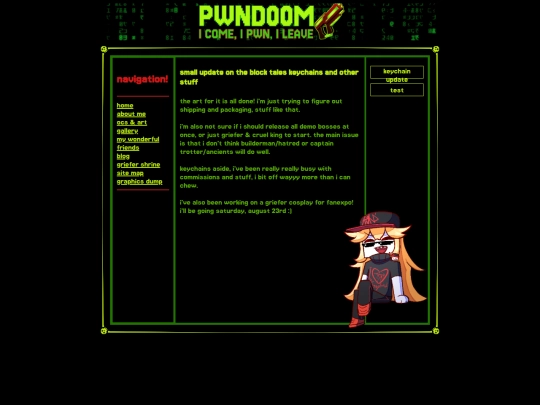 blog screenshot