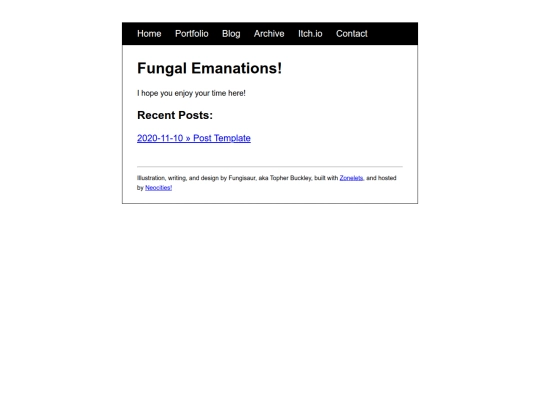 blog screenshot