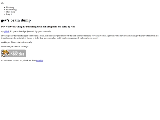index screenshot