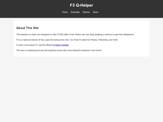 F3/about screenshot