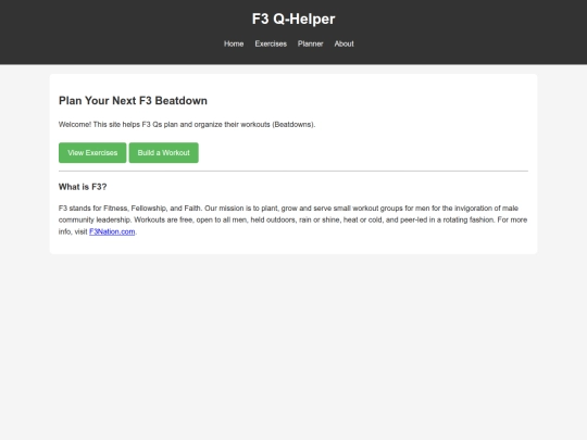 F3 screenshot