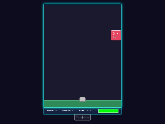 Test/multiplygame screenshot
