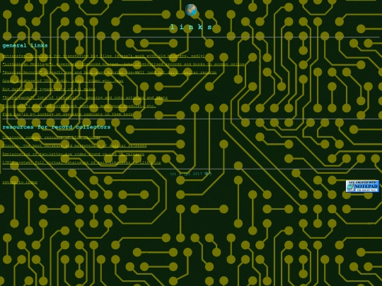 links screenshot