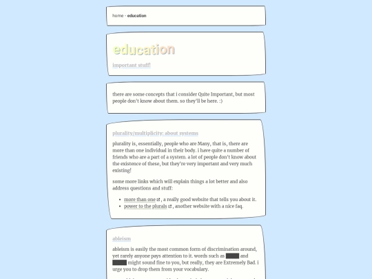 education screenshot