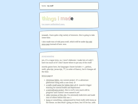 mystuff screenshot