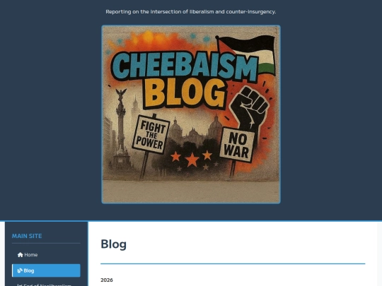 Blog screenshot
