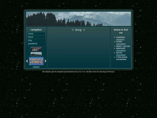 blog screenshot