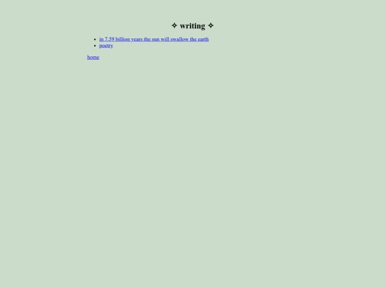 writing screenshot