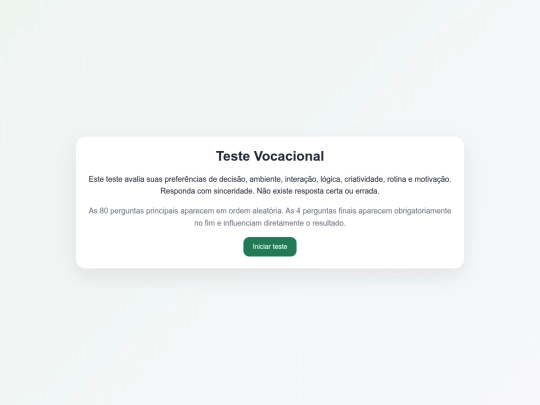 teste-vocacional screenshot