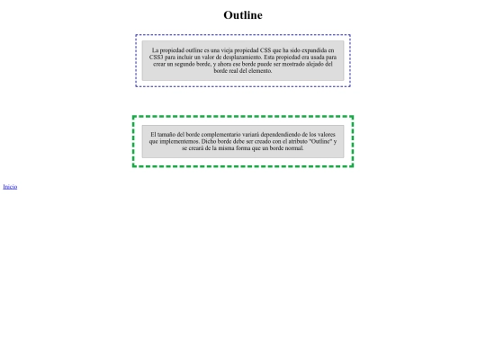 Outline screenshot