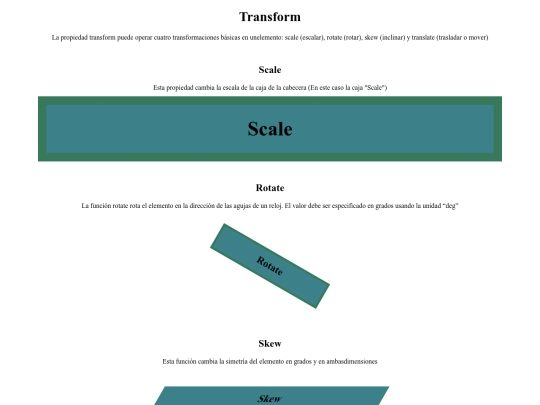 Transformaciones screenshot