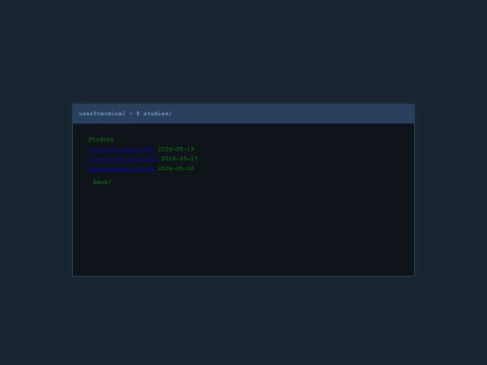 studies screenshot