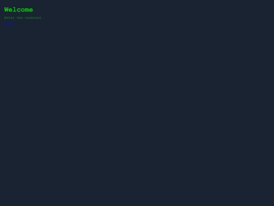 welcome screenshot