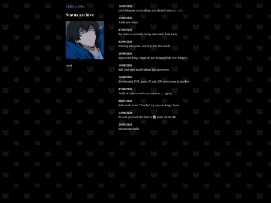 status_archive screenshot