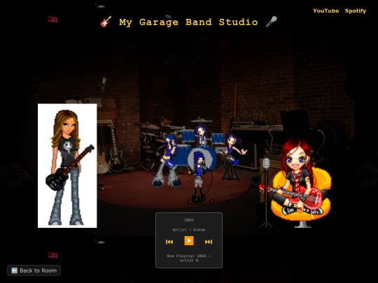 HTML/music screenshot