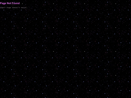 not_found screenshot
