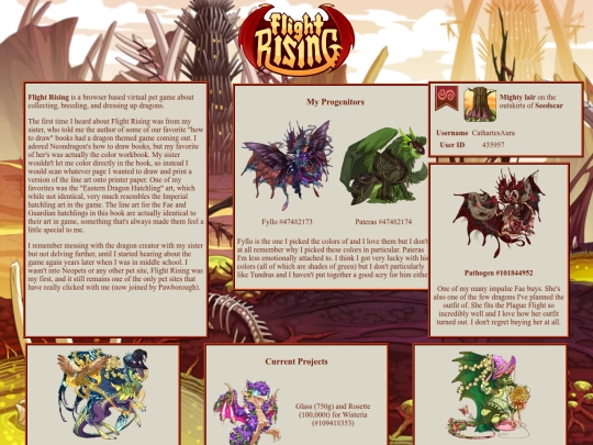 flightrising screenshot