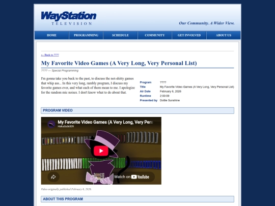 programs/my-favorite-video-games screenshot