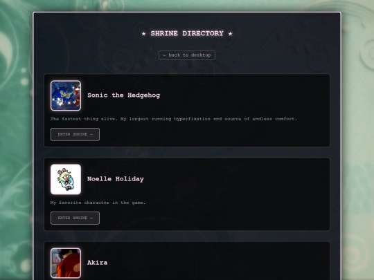 shrines screenshot