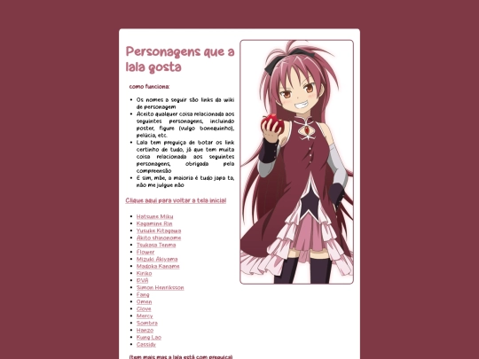 personagens screenshot
