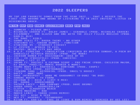 music-lists/2022-sleepers screenshot