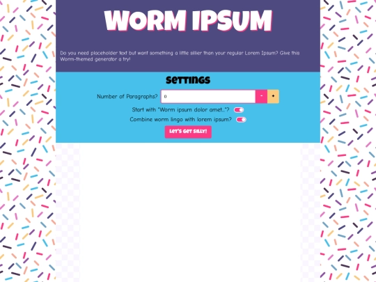 worm-ipsum screenshot