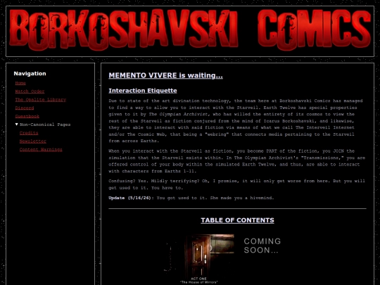 list screenshot