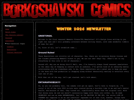 newsletter/winter2026 screenshot