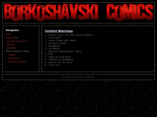 warnings screenshot