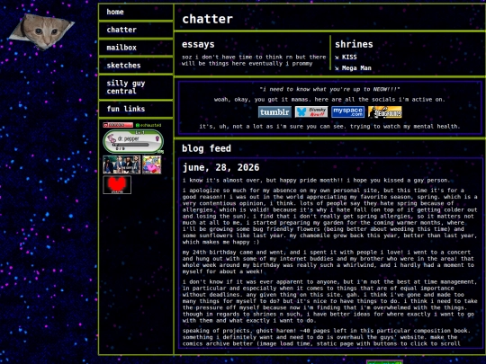 blog screenshot