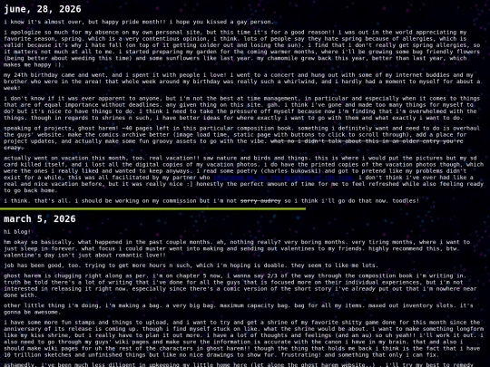 blog/feed screenshot