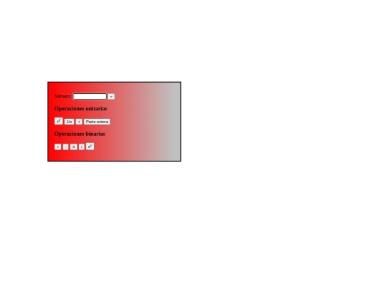 Calculadora screenshot
