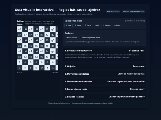 Infografía Reglas Ajedrez - Interactive/Infografía Reglas Ajedrez - Interactive screenshot