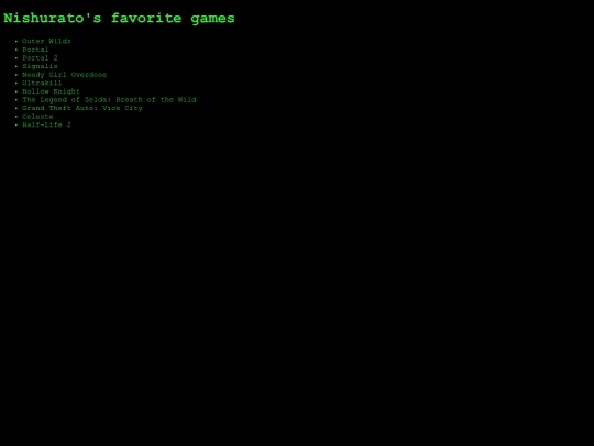 games screenshot