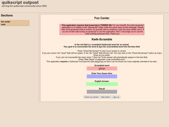 qprojects/qfun/qkwikscram screenshot