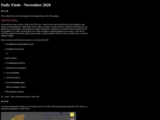 text/daily/2011 screenshot