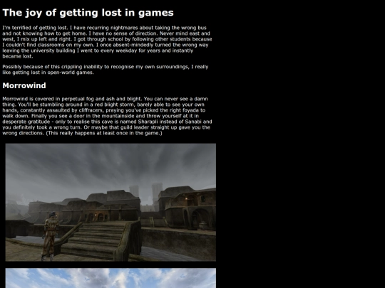 text/gettinglost screenshot