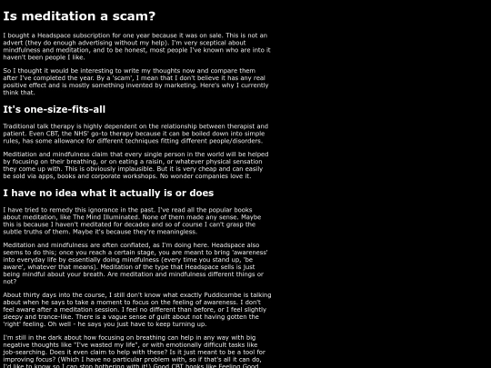 text/meditation screenshot