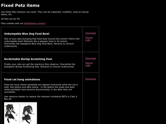 text/petz/PetzFixes screenshot