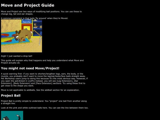 text/petz/moveproject screenshot