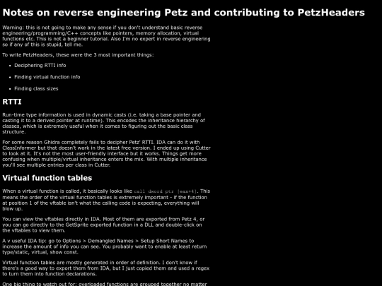 text/petz/reverseengeering screenshot