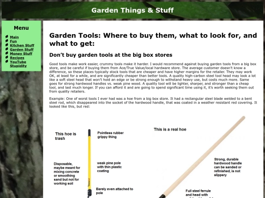 reviews/gardenstuff screenshot