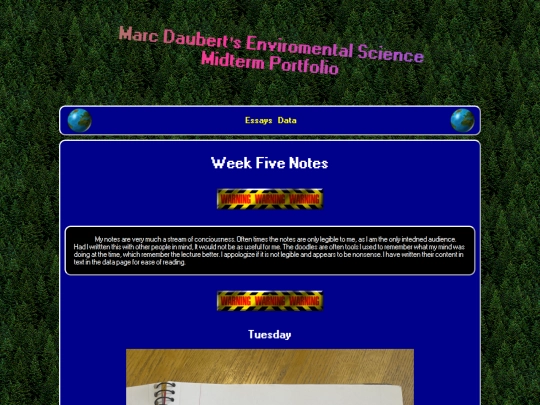 weeklyNotes/weekFive screenshot