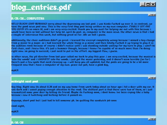 blog screenshot