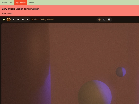 devices screenshot