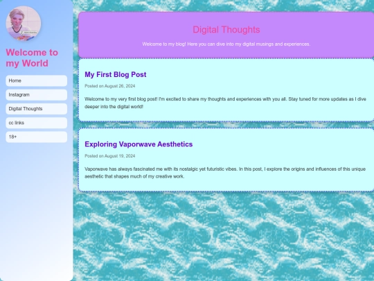 blog screenshot