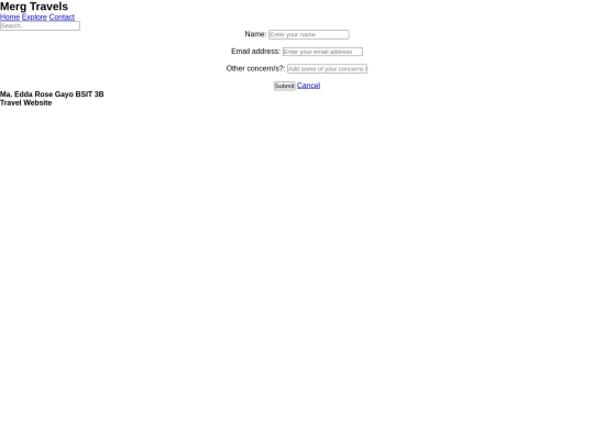 contact screenshot