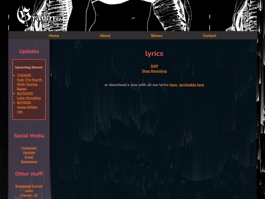 lyrics/home screenshot